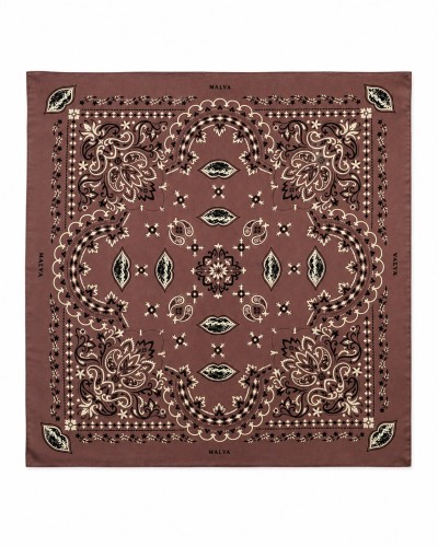 PAÑUELO PAISLEY CAFÉ
