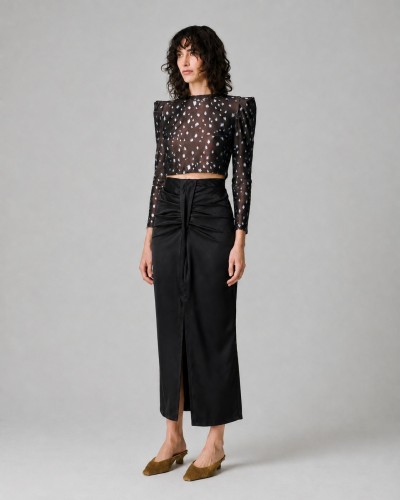 FALDA BARBADOS NEGRA