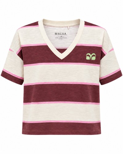 POLERA OSTUNI CAFÉ ROJO