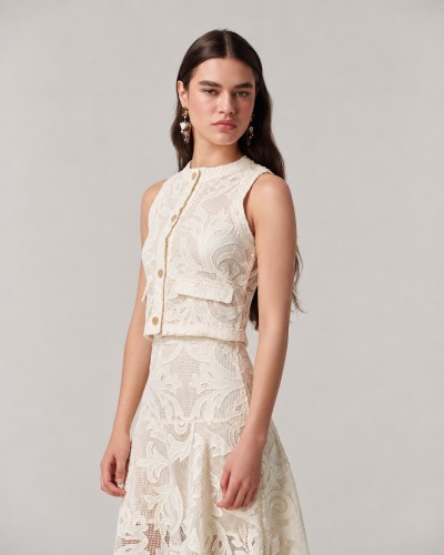 VEST TAORMINA MANTEQUILLA